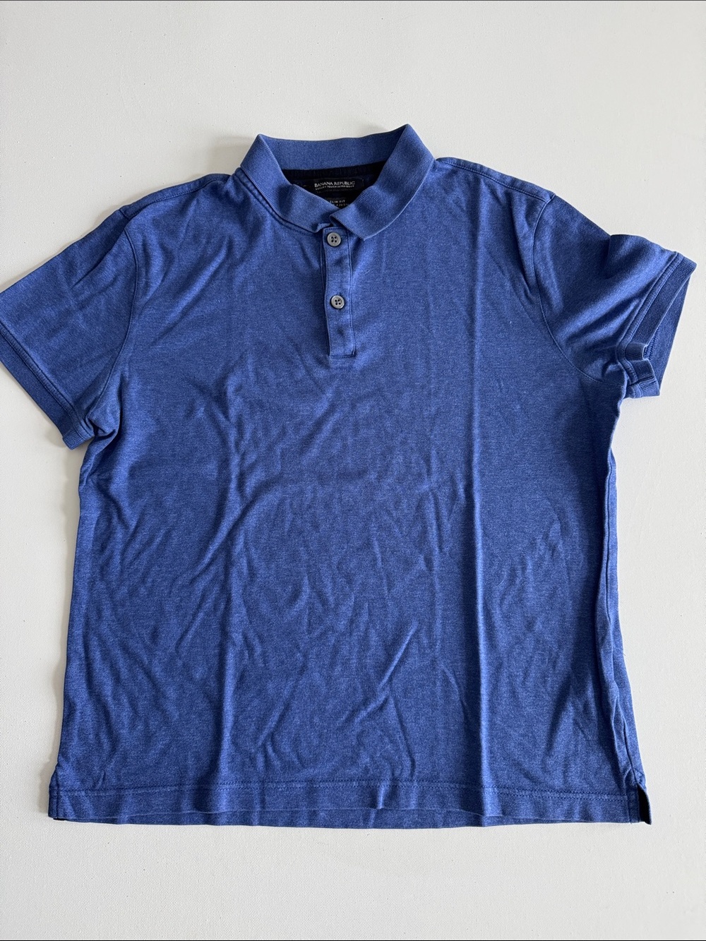 Banana Republic Men's Royal Blue Polo Shirt